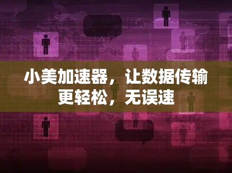 小美加速器，让数据传输更轻松，无误速