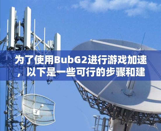 为了使用BubG2进行游戏加速，以下是一些可行的步骤和建议