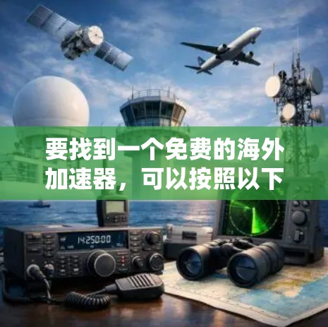 要找到一个免费的海外加速器，可以按照以下步骤进行