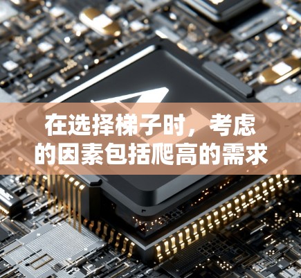 在选择梯子时，考虑的因素包括爬高的需求、梯子的类型、尺寸、材质、安全性和舒适度。以下是详细的步骤指南