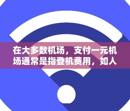 在大多数机场，支付一元机场通常是指登机费用，如人民币1元。如果确实无法支付，可能是由于以下原因