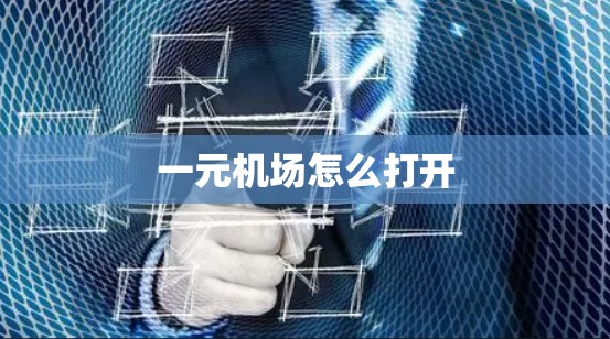 一元机场怎么打开