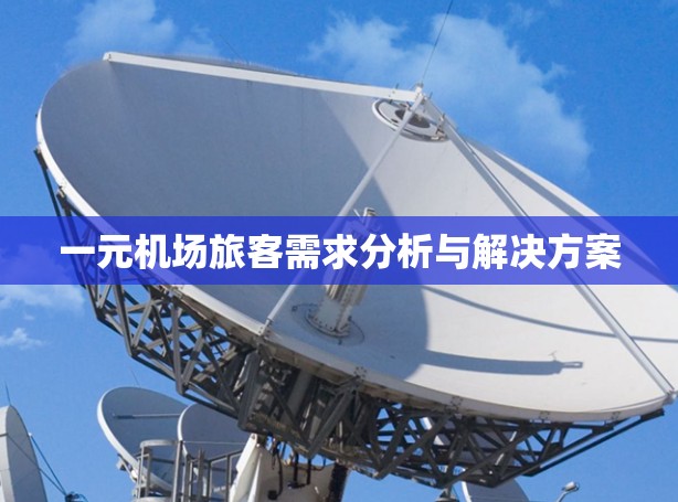 一元机场旅客需求分析与解决方案 一元机场旅客需求分析与解决方案