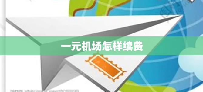 一元机场怎样续费