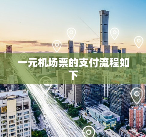 一元机场票的支付流程如下
