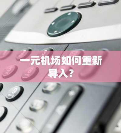 一元机场如何重新导入？