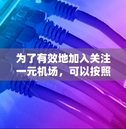 为了有效地加入关注一元机场，可以按照以下步骤进行