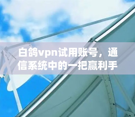 白鸽vpn试用账号，通信系统中的一把赢利手