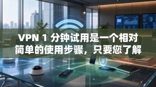 VPN 1 分钟试用是一个相对简单的使用步骤，只要您了解如何使用 VPN，就可以轻松进行。以下是一个清晰的步骤说明