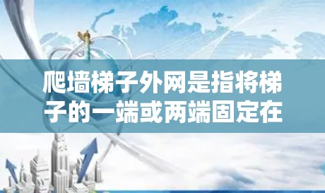 爬墙梯子外网是指将梯子的一端或两端固定在墙上，作为固定端或外网的一部分，用于固定或支撑物品。以下是对爬墙梯子外网的详细说明