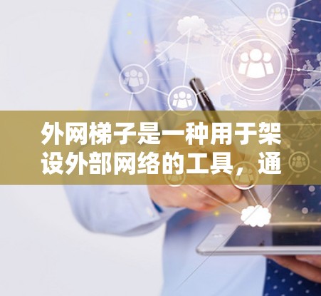 外网梯子是一种用于架设外部网络的工具，通常由金属梯子制成，用于固定在 electrified network board（电网引脚板）上。以下是使用外网梯子的详细步骤