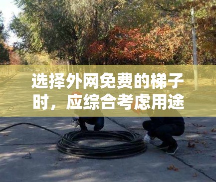 选择外网免费的梯子时，应综合考虑用途、材质、结构以及平台的合法性。以下是一些步骤和建议，帮助您找到合适的梯子