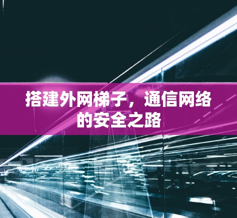 搭建外网梯子，通信网络的安全之路