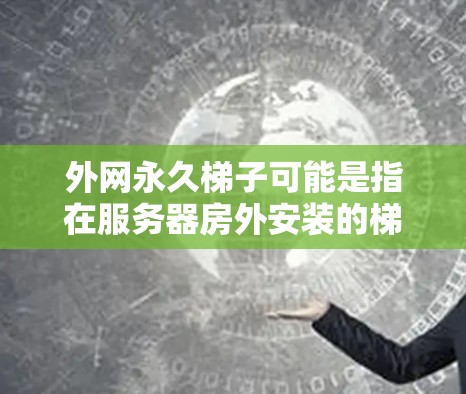 外网永久梯子可能是指在服务器房外安装的梯子，用于连接服务器到外部网的外网设备或服务器。这种梯子通常用于服务器的移动或监控，帮助用户更好地管理外网连接