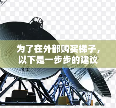 为了在外部购买梯子，以下是一步步的建议