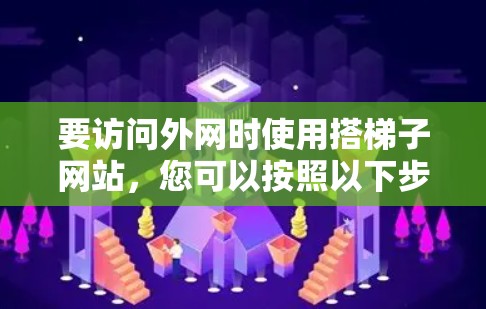要访问外网时使用搭梯子网站，您可以按照以下步骤进行