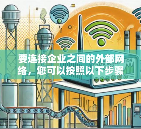 要连接企业之间的外部网络，您可以按照以下步骤进行