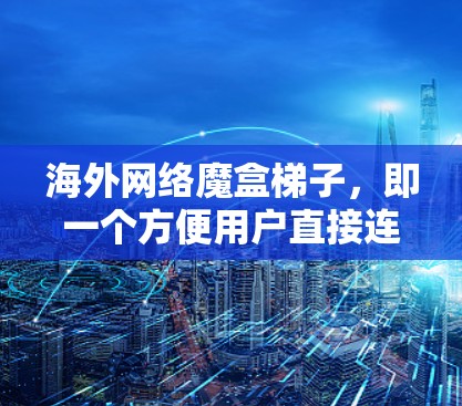 海外网络魔盒梯子，即一个方便用户直接连接到海外服务器或访问海外服务器的工具或平台。以下是该工具的主要功能和构建方法