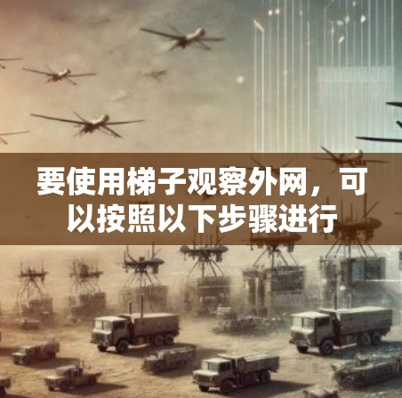 要使用梯子观察外网，可以按照以下步骤进行