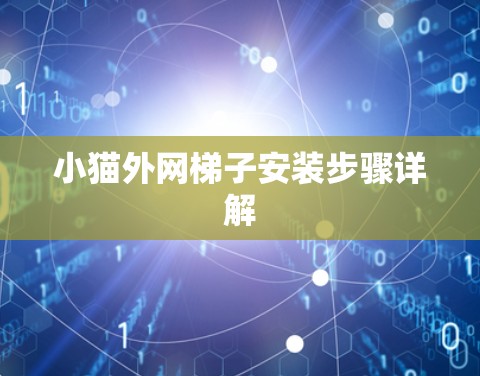 小猫外网梯子安装步骤详解