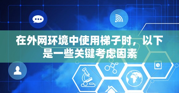 在外网环境中使用梯子时，以下是一些关键考虑因素