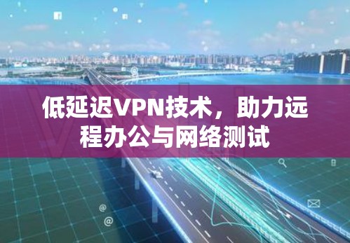 低延迟VPN技术,助力远程办公与网络测试 低延迟VPN技术,助力远程办公与网络测试