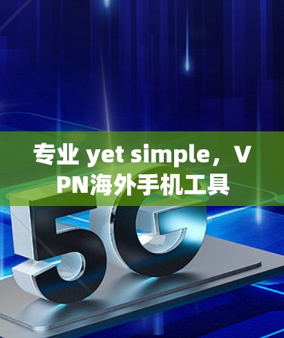 专业 yet simple，VPN海外手机工具