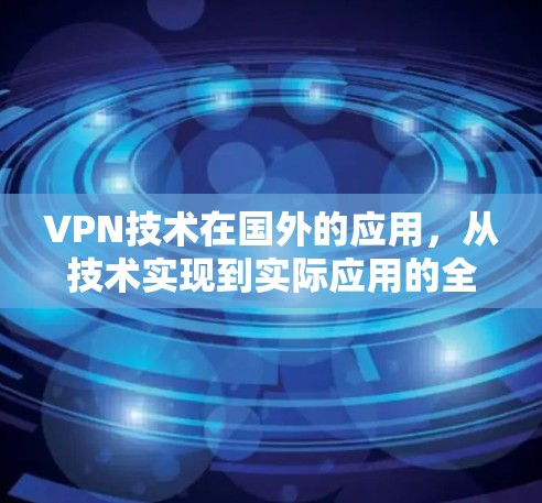 VPN技术在国外的应用，从技术实现到实际应用的全面解析
