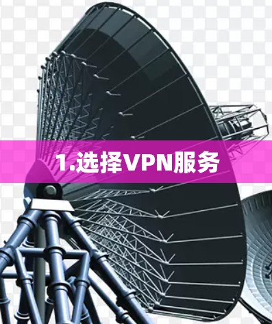 1.选择VPN服务