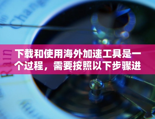 下载和使用海外加速工具是一个过程，需要按照以下步骤进行