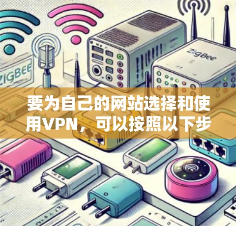 要为自己的网站选择和使用VPN，可以按照以下步骤进行