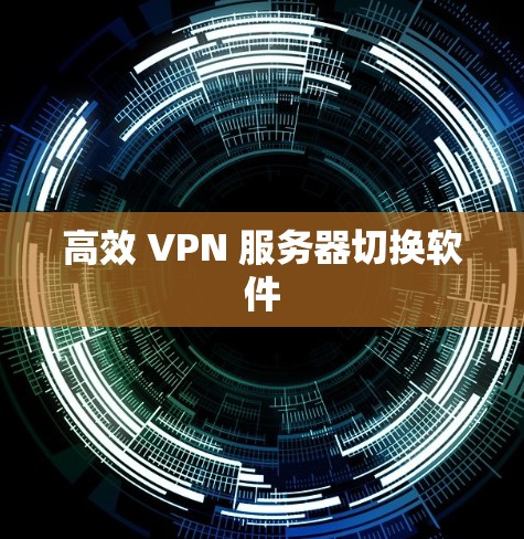 高效 VPN 服务器切换软件