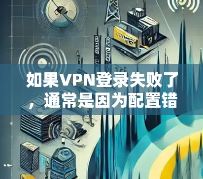 如果VPN登录失败了，通常是因为配置错误、服务器问题、防火墙设置不当或者用户权限不足等因素导致的。以下是一些常见的原因和解决方法