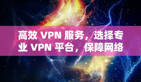高效 VPN 服务,选择专业 VPN 平台,保障网络安全 高效 VPN 服务,选择专业 VPN 平台,保障网络安全