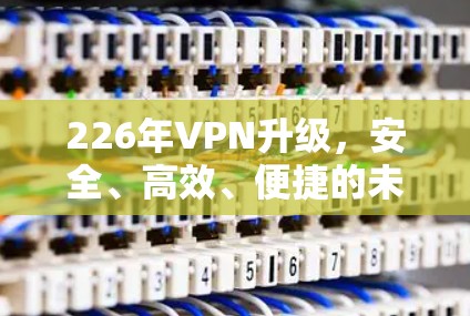 226年VPN升级，安全、高效、便捷的未来防护