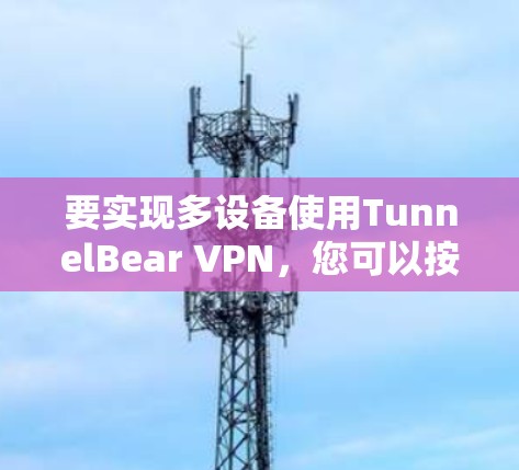 要实现多设备使用TunnelBear VPN，您可以按照以下步骤操作
