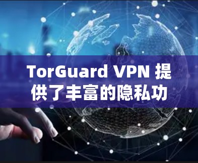 TorGuard VPN 提供了丰富的隐私功能和安全设置方法，帮助用户保护上网隐私。以下是对 TorGuard VPN 的隐私功能和安全设置方法的详细说明
