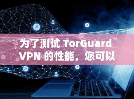 为了测试 TorGuard VPN 的性能，您可以按照以下步骤操作